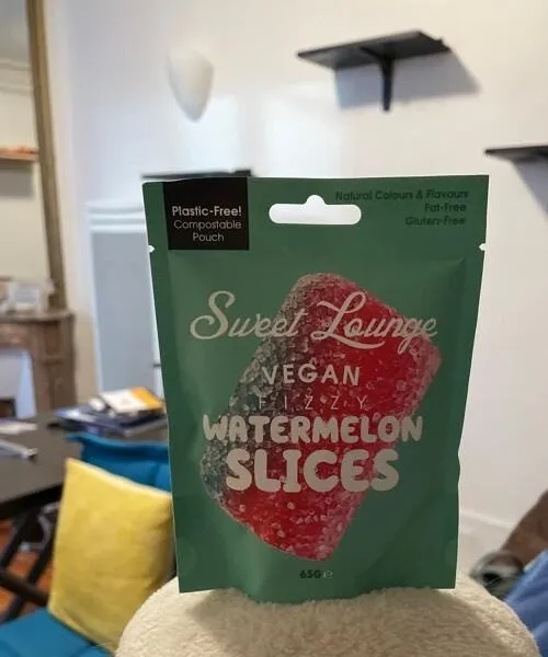 Vegan fizzi watermelon slices