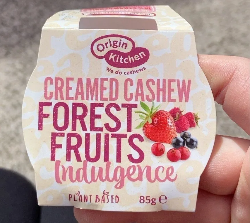 Creamed cashed forest fruits indulgence