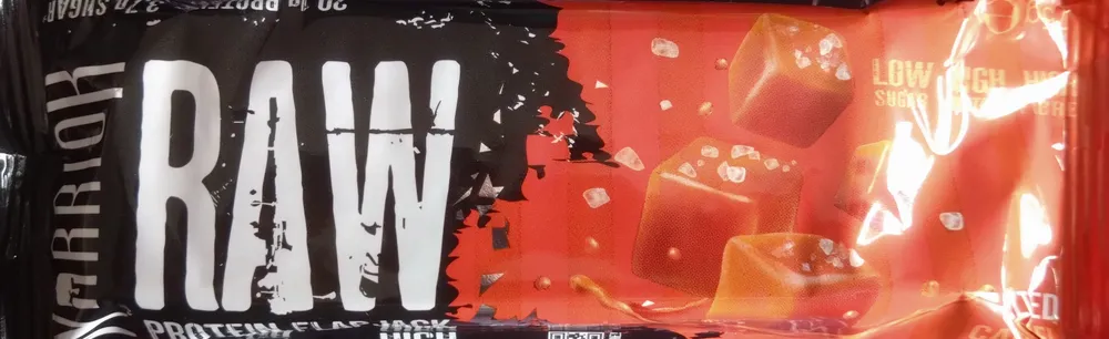 Warrior Raw Protein Flapjack Salted Caramel