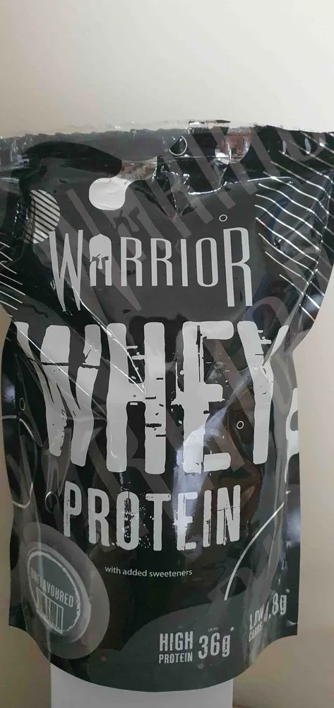 Unflavoured whey protein