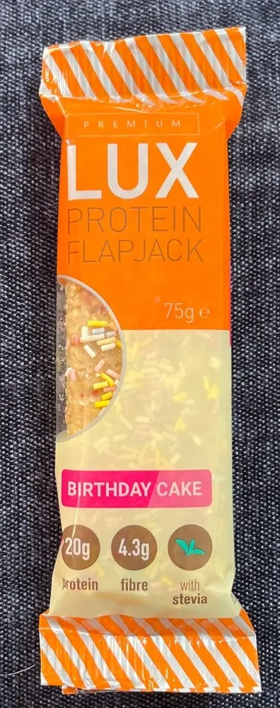 Birthday Cake Protein Flapjack