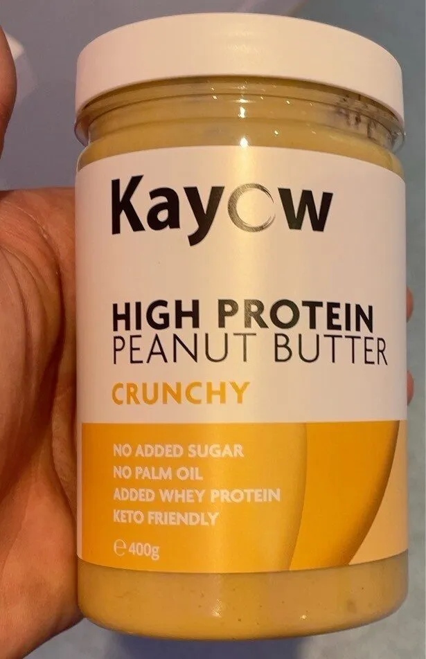 High protein crunchy peanut butter