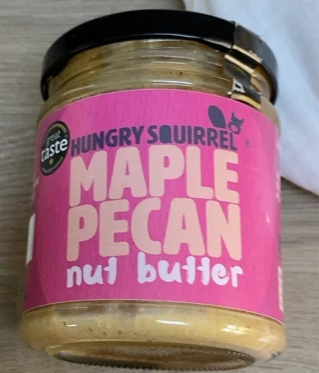 Maple and pecan nut butter