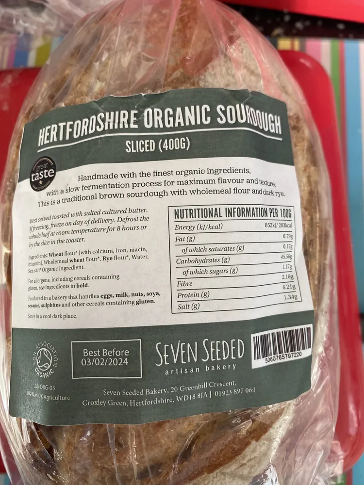 Hertfordshire Organic Sourdough