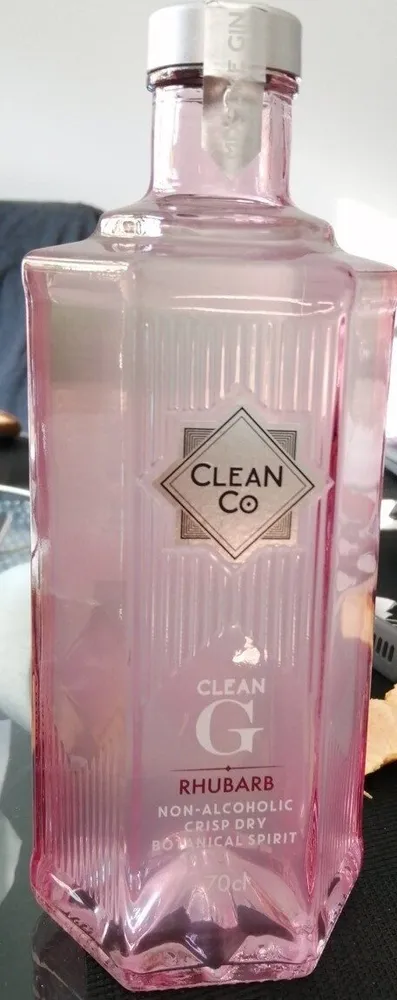Clean G Rhubarb non-alcohol spirit