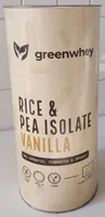 Isolat de riz et de pois