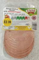 Sliced chicken breast