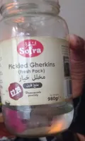Pickled gherkins