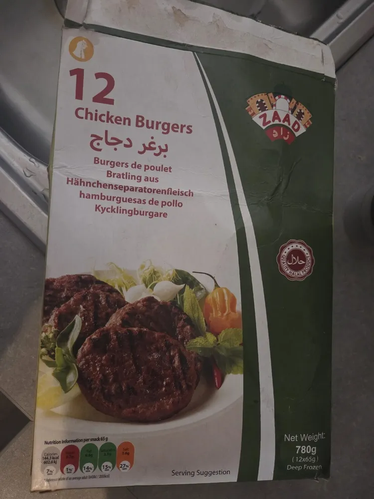 Chicken burger