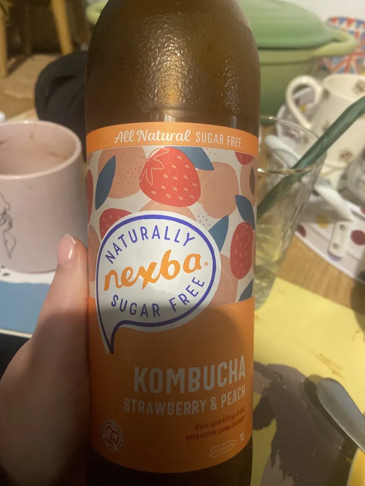 Kombucha Fraise et Pêche
