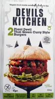 Plant Devil Thai Green Curry Style Burgers