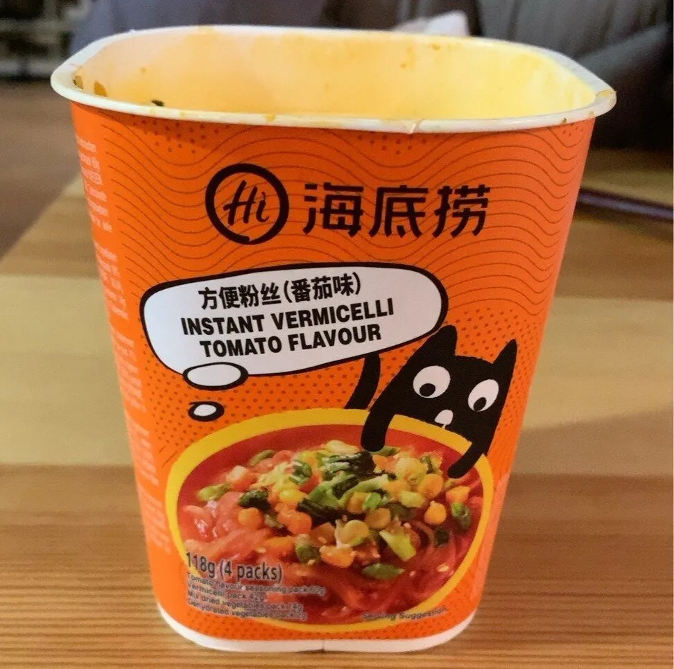 Instant Vermicelli di fecola di patate al sapore di Pomodoro
