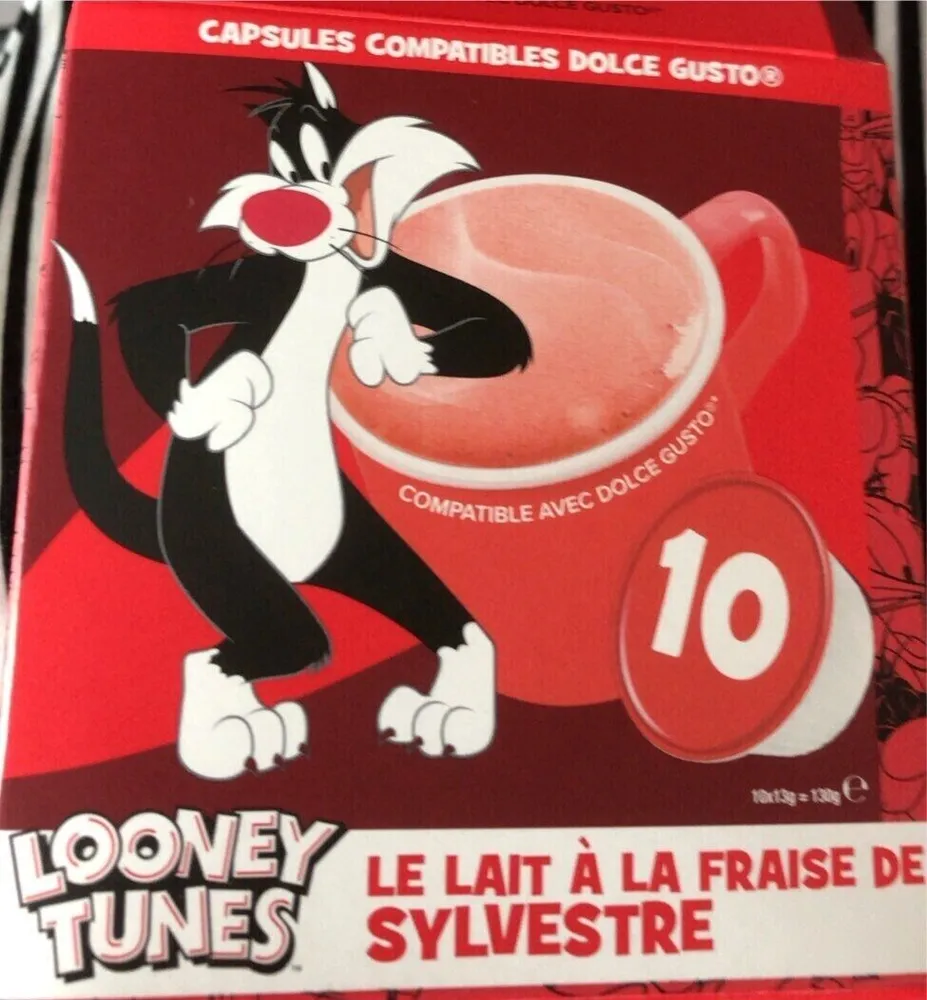 Capsules lait fraise