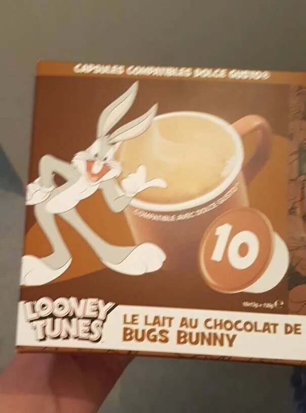 Le lait au chocolat de bugs bunny