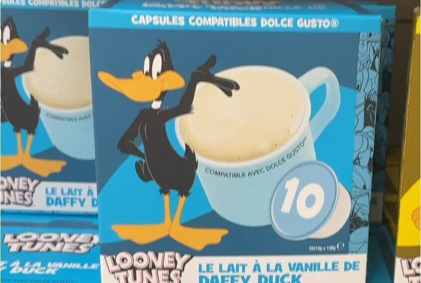 Looney tunes capsule lait