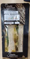 Coronation chicken sandwich