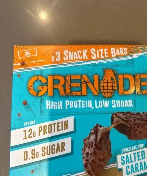 Chocolate chip salted caramel bar