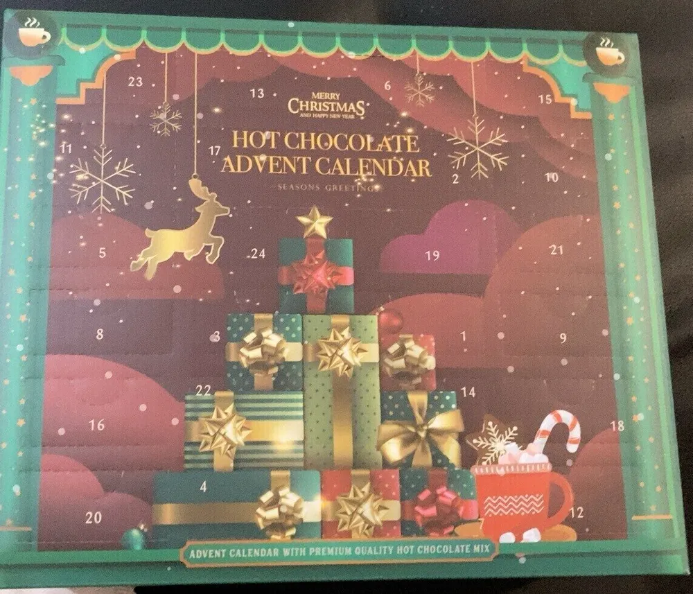 Hot chocolate advent calendar