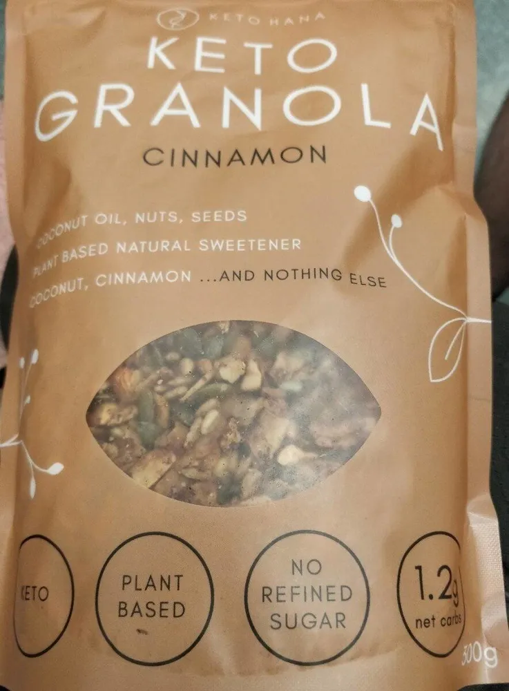 Keto granola cinnamon
