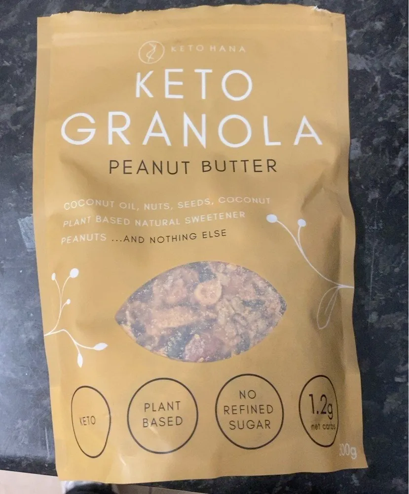 Keto Granola peanut butter