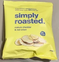 Potato crisps with Mature Cheddar & Red Onion