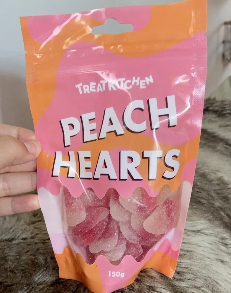 Peach hearts