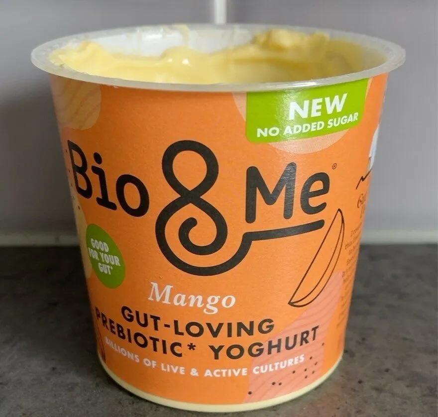 Mango prebiotic yoghurt