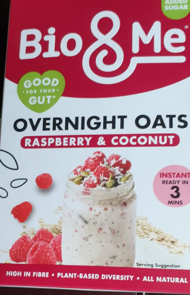Overnight Oats Raspberry & Coconut