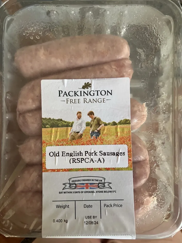 Old English Pork Sausages