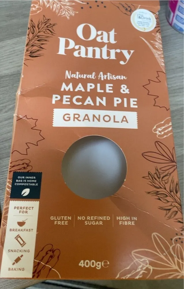 Maple and pecan pie granola