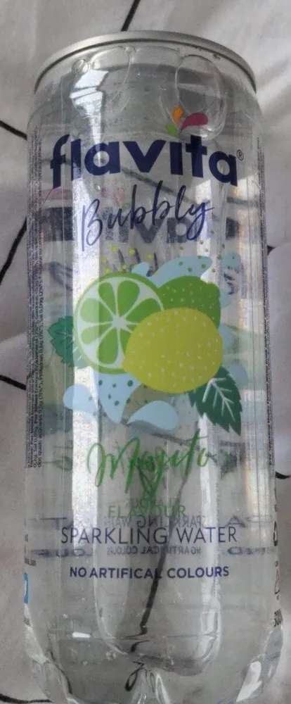 Mojito flavour bubbly sparkling water