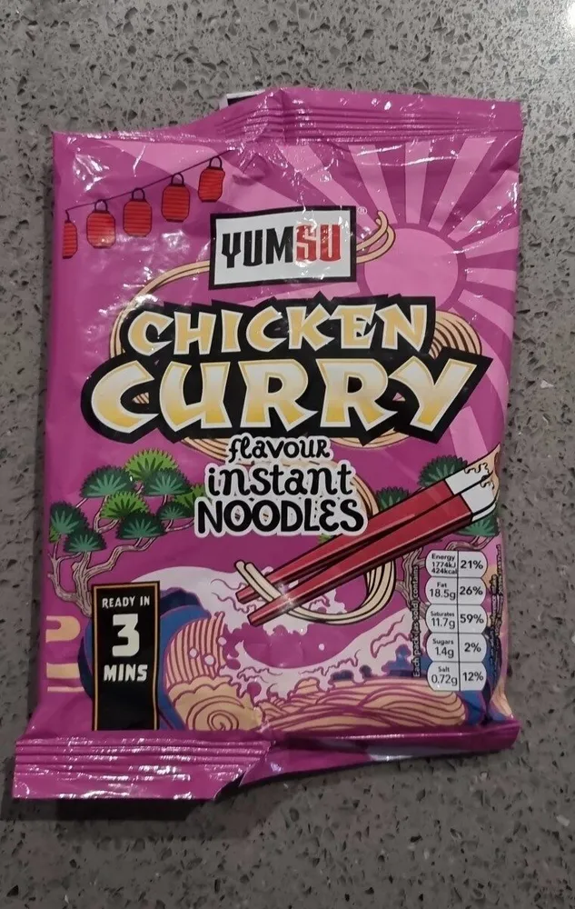 Chicken curry noodles