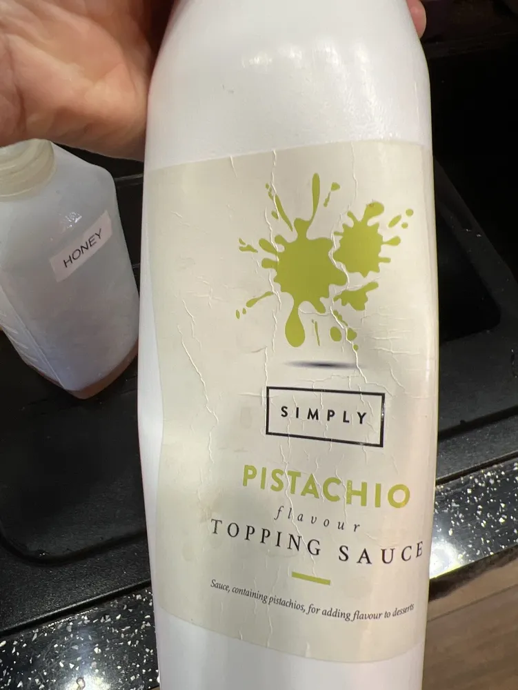 Pistachio Flavour Topping Sauce