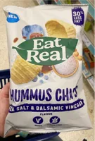 Hummus Chip sea salt and blasamic vinegar