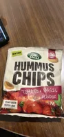 HUMMUS CHIPS with rich TOMATO and aromatic BASIL flavour