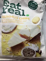 Hummus Chips Rich Italian Cheese And Black Pepper Flavour