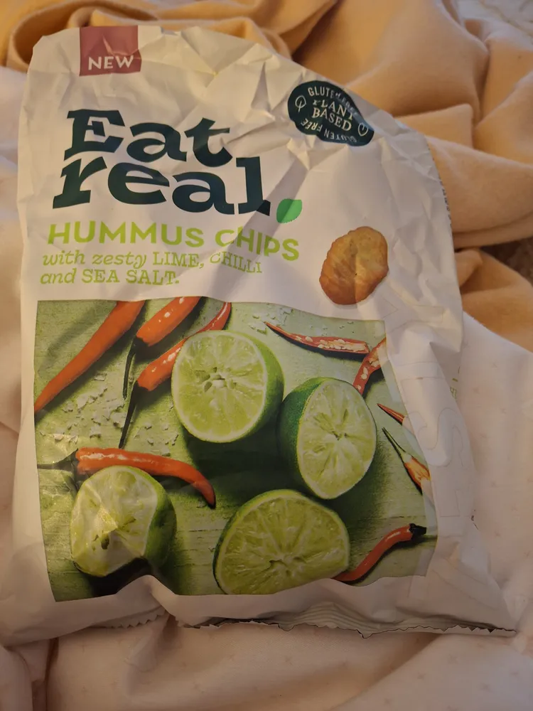 Lime, Chilli And Sea Salt Hummus Chips