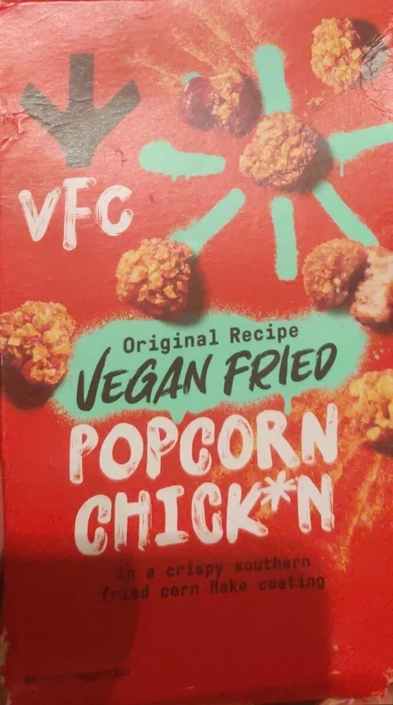 Vegan Fried Popcorn Chicken