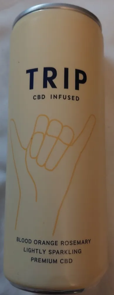 Blood Orange Rosemary CBD infused drink