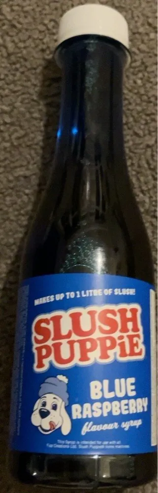 Slush puppie blue rasberry flavour