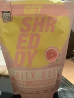 Get Shreddy daily dose pink lemonade