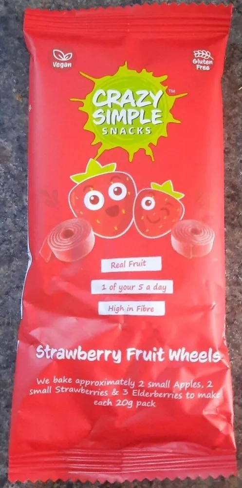 Strawberry fruit wheels
