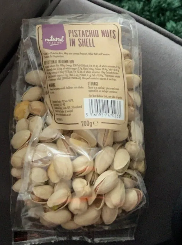 Pistachio nuts in shell