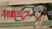 Hatsune Miku mint milk chocolate