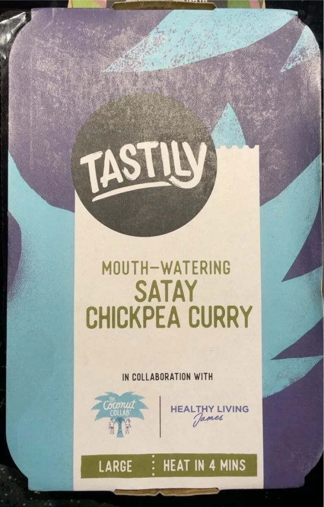 Mouth-watering satay chickpea curry