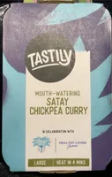 Mouth-watering satay chickpea curry