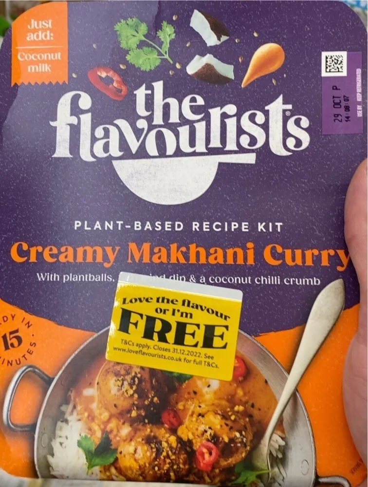 Creamy makhani curry kit
