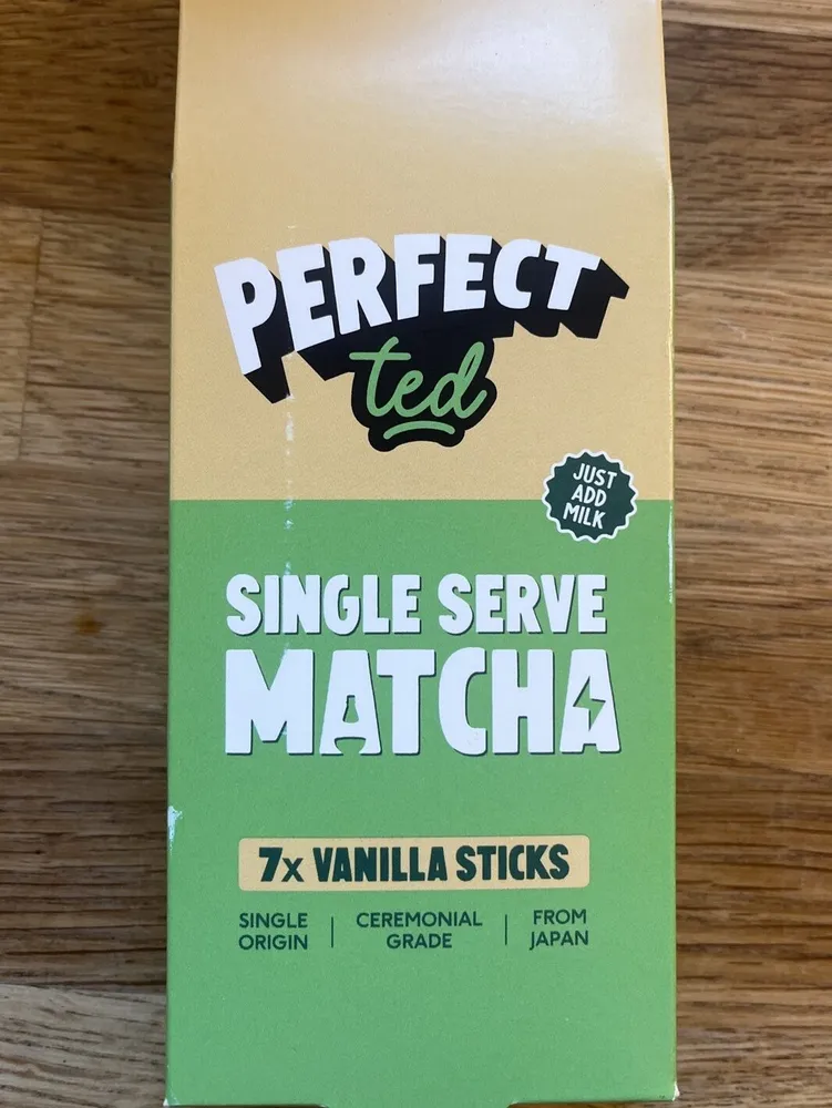 PERFECT ted CEREMONIAL GRADE VANILLA BEAN JUST ADD