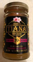 TIANA Fairtrade Organics Raw Active Cherry Blossom Honey (39+)