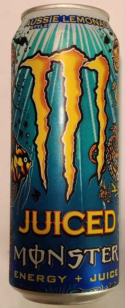 Juiced Monster Aussie Style Lemonade Energy + Juice